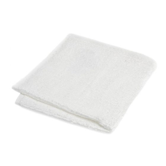 Towels Terry Cotton Face or Hand Towels, 12" X 12" Pkg-12