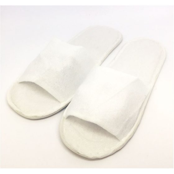 Terry Spa Slippers Open Toes
