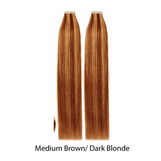 Queen's Hair Extension - Human Hair Tape On 20 inches 4 pc