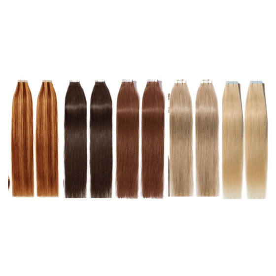 Queen's Hair Extension - Human Hair Tape On 20 inches 4 pc