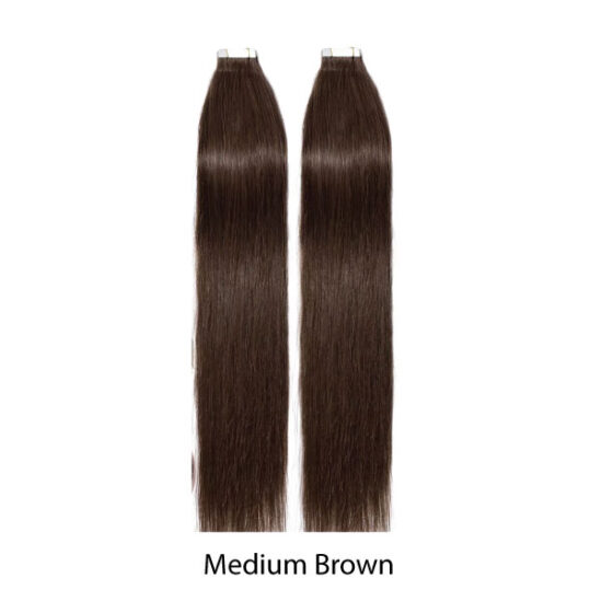 Queen's Hair Extension - Human Hair Tape On 20 inches 4 pc