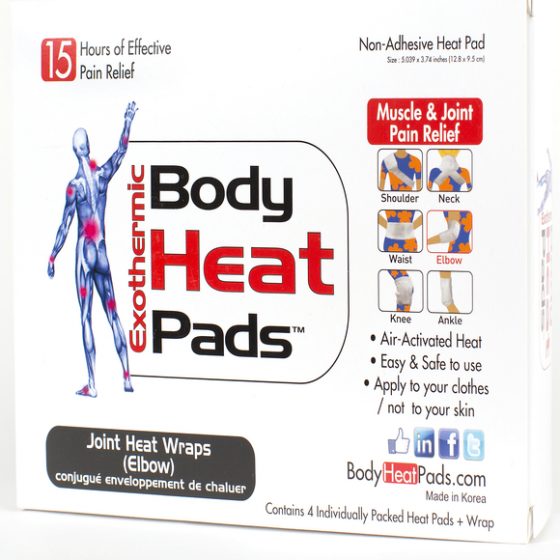 BODY HEAT PADS Joint Heat Wraps (Elbow)