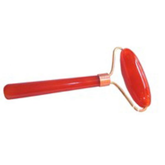 Jade Stone Red Agate Massage Roller