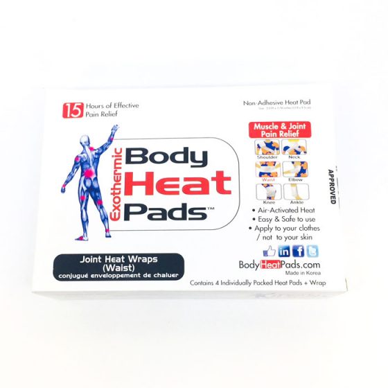 BODY HEAT PADS Joint Heat Wraps (Waist)