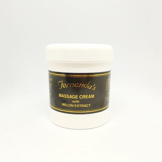 Massage Cream Fernanda's - Unscented with Melon Extract, 1 Gal or 500ml