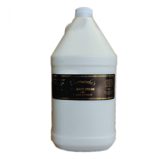Massage Cream Fernanda's - Unscented with Melon Extract, 1 Gal or 500ml