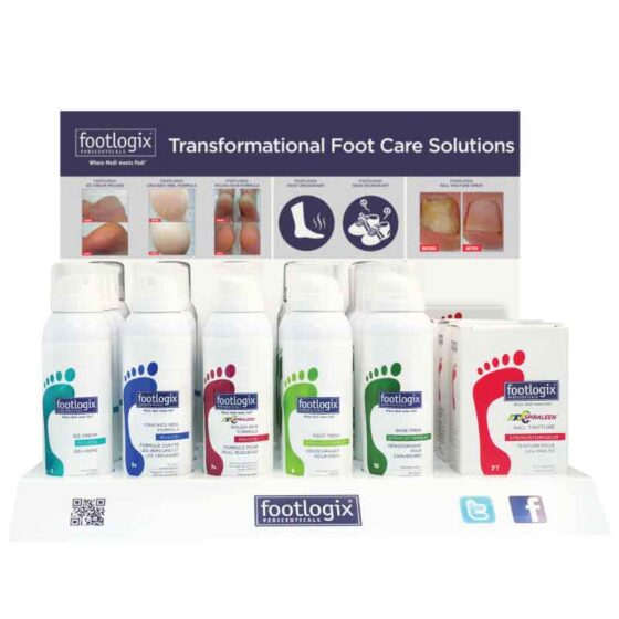 Footlogix Favourites: counter display prepack kit