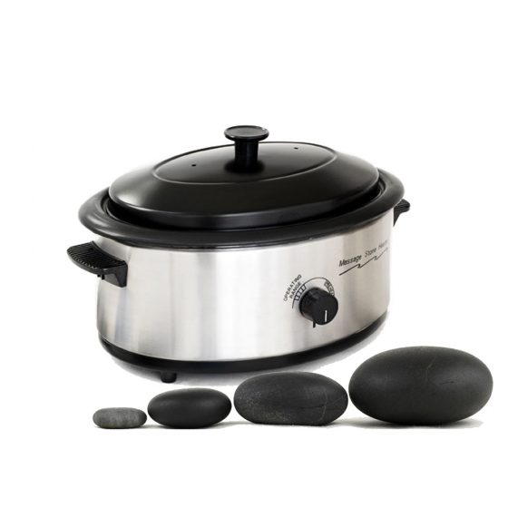 Hot Stone Kit - 50 Round Basalt Stones