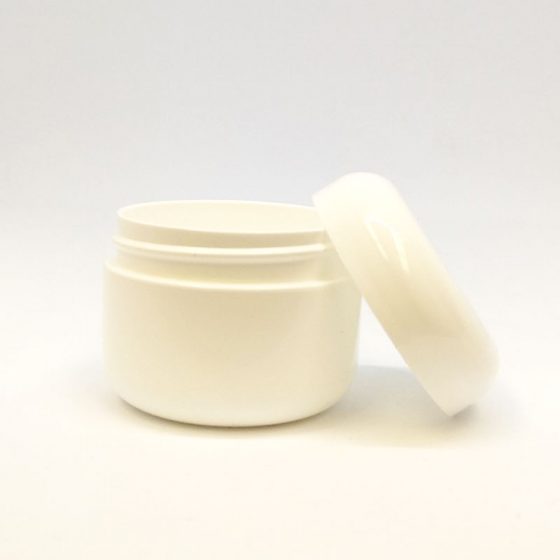 Cream Jar White Dome Lid