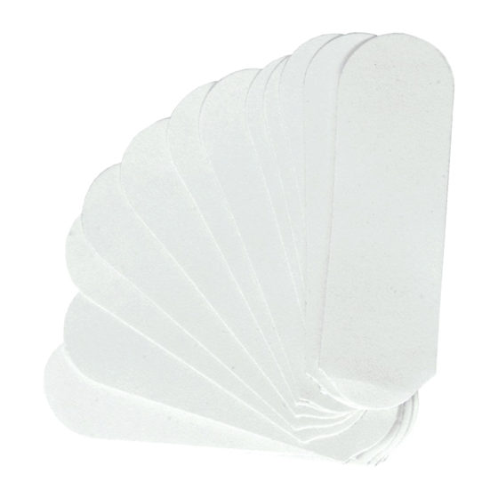 CUCCIO Pedicure File Refill Paper - White