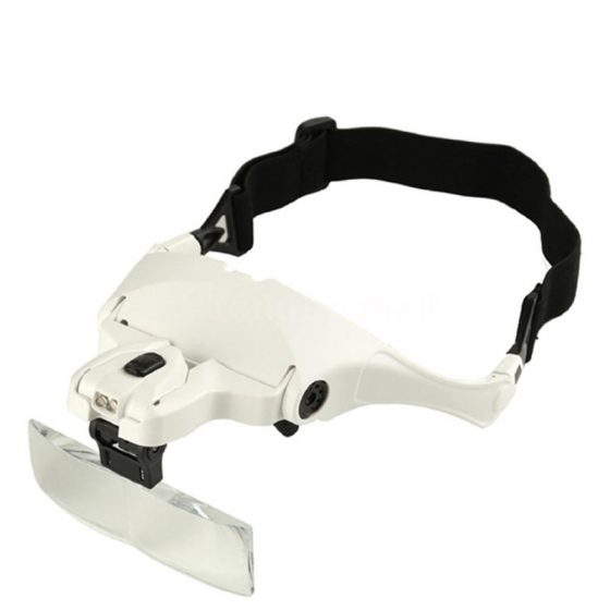Magnifying Headband Headset with LED Light