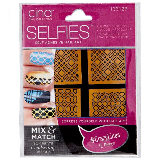 Cina Selfies  Self Adhesive Nail Art  no.133129