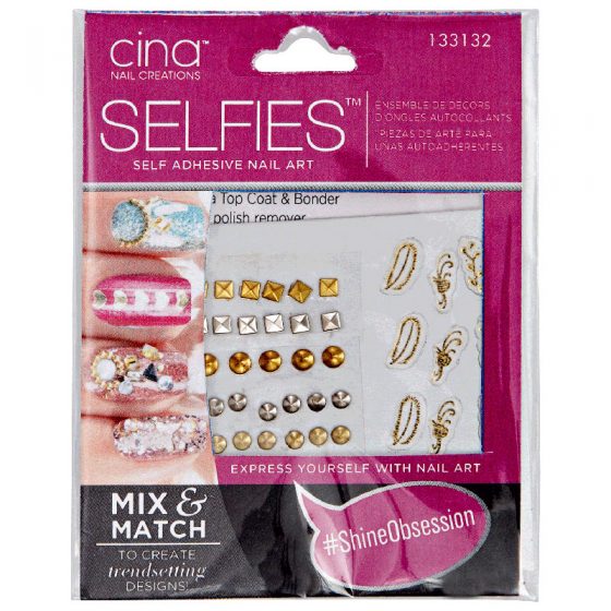 Cina Selfies  Self Adhesive Nail Art  no.133132