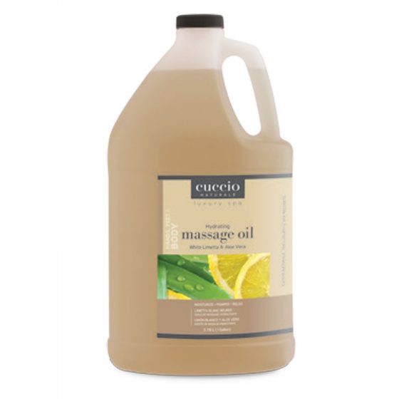 Cuccio Hydrating Massage Oil - Limetta & Aloe Vera