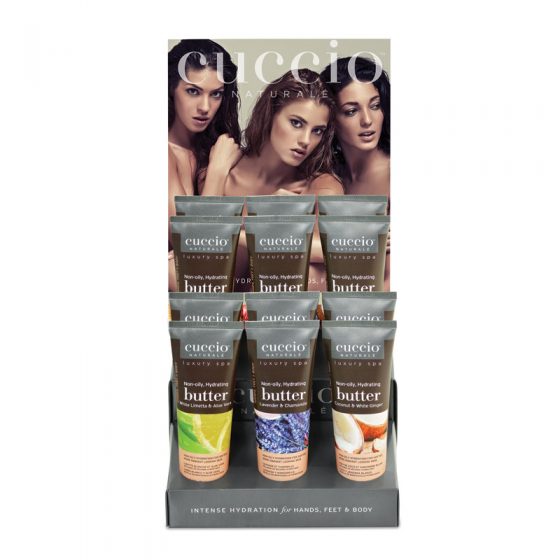 Cuccio Naturale  Non-oily, Intense Hydrating Butter Retail Display