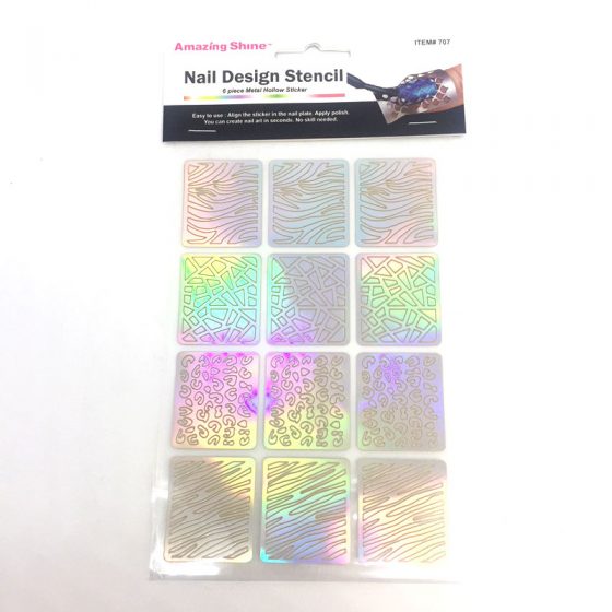 Nail Design Stencil #707