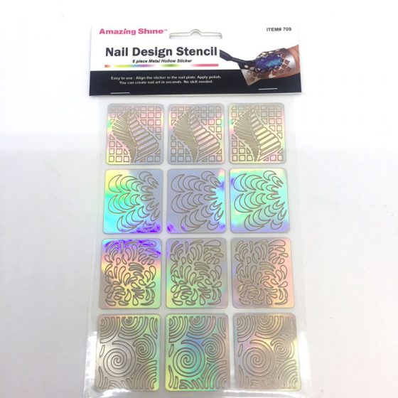 Nail Design Stencil #709