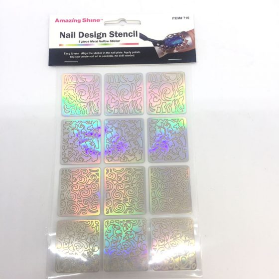 Nail Design Stencil #710