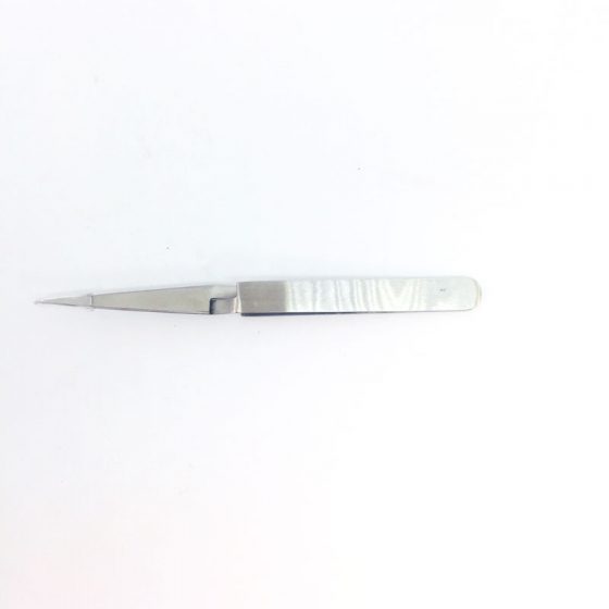 MERTZ Minq Eyelash Twisted Tweezer, Stainless Steel 5.5