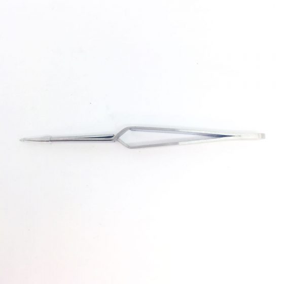 MERTZ Minq Eyelash Twisted Tweezer, Stainless Steel 5.5