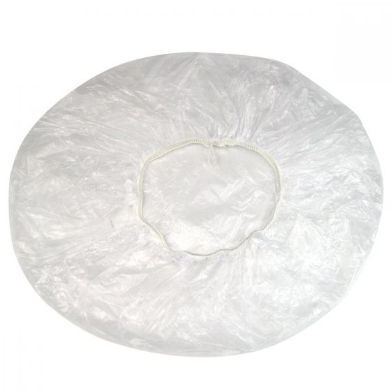 Shower Caps Disposable, Clear Pkg of 100