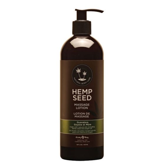 Hemp Seed  Massage Lotion - Guavalava 16 oz