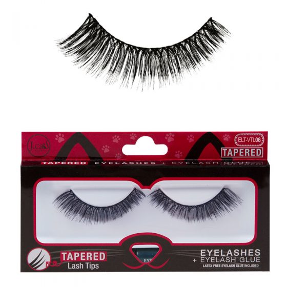 J Cat TAPERED EYELASHES + EYELASH GLUE