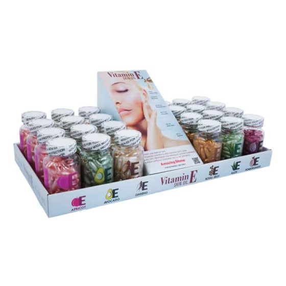 Vitamin E Skin Oils, Retail Display