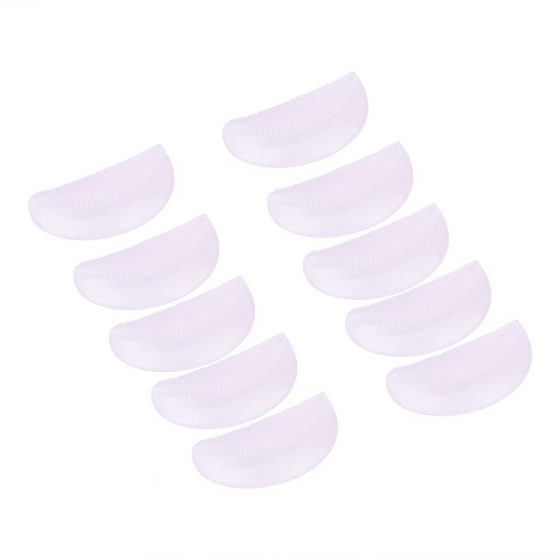 5 Pairs Silicone Eyelash Perming Curler Shield Pads for Eyelash Applications