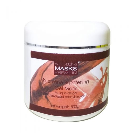 Red Wine Brightening  Wash Off Gel Mask, 500g