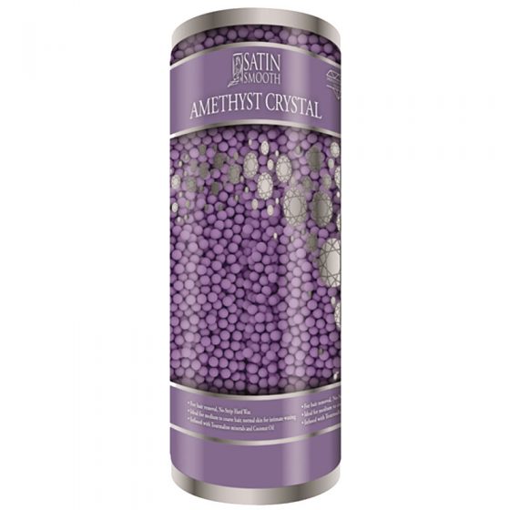 SATIN SMOOTH™ AMETHYST CRYSTAL FLEX PEBBLE WAX