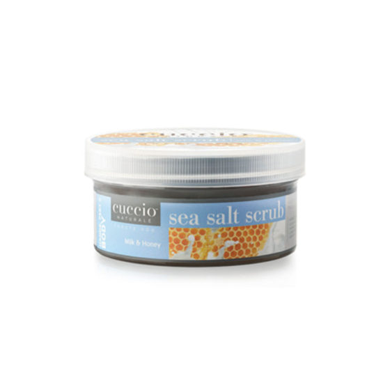 Cuccio Naturale Sea Salt Scrub -Milk & Honey 19.5 oz. 