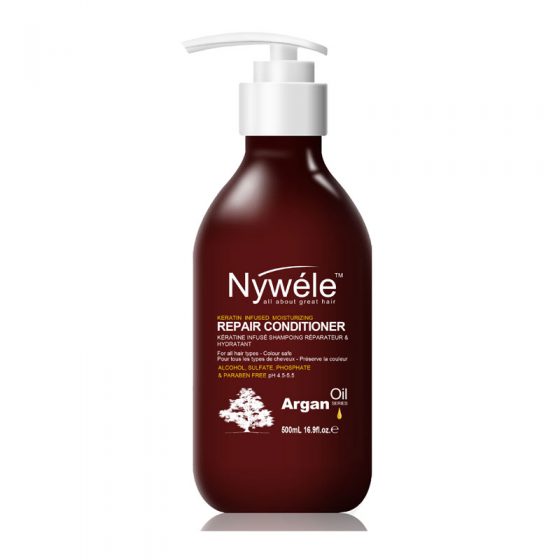 Nywéle Argan Oil Keratin Infused Moisturizing Repair Conditioner, 500ml