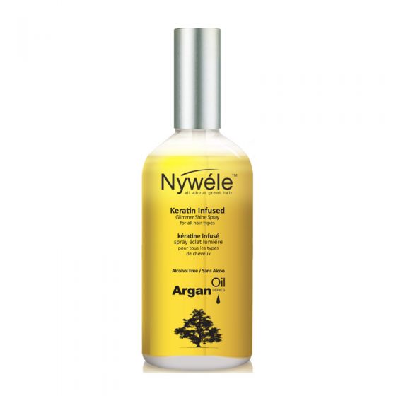 Nywéle Keratin Infused Glimmer Shine Spray, 100ml