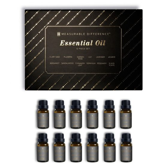 Essential Oils Basics, 12pc Set by Measurable Difference