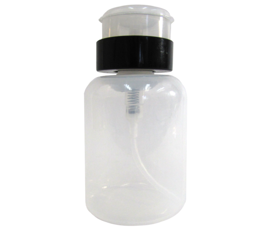 Menda Bottle 8oz (250ml) with Locking Pump (Black Lid)