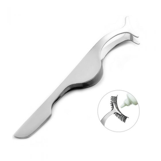 Strip Eyelash Applicator Tweezers with Curve
