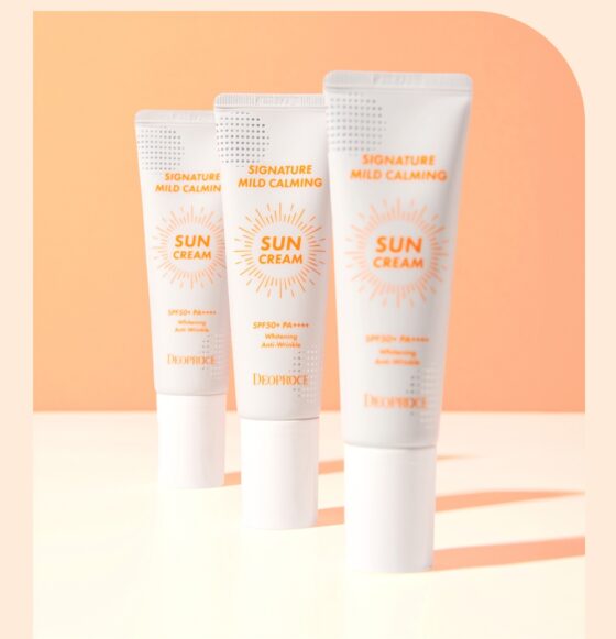 Deoproce UV Signature Mild Calming Sun Cream with SPF50+PA++++