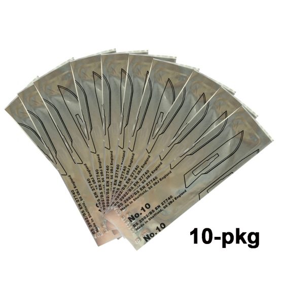 PARAGON SCALPEL BLADES N.10 - sterile DISPOSABLE