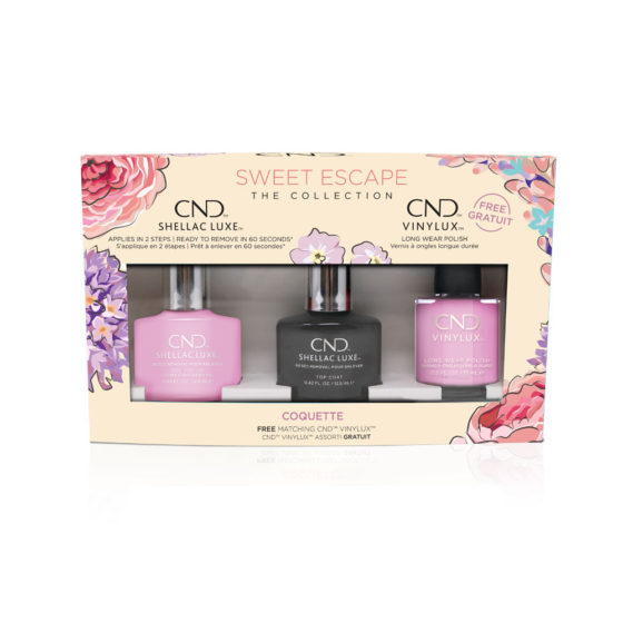 CND™ SHELLAC LUXE™ Sweet Escape Collection - 3 pc set -Coquette