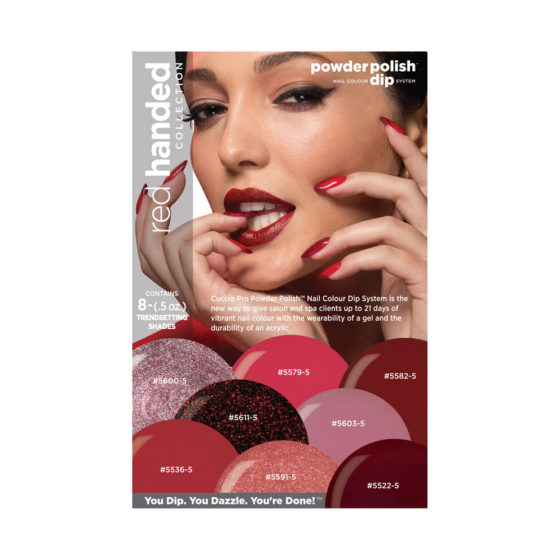 CUCCIO Powder Polish Kit - Red Handed Collection