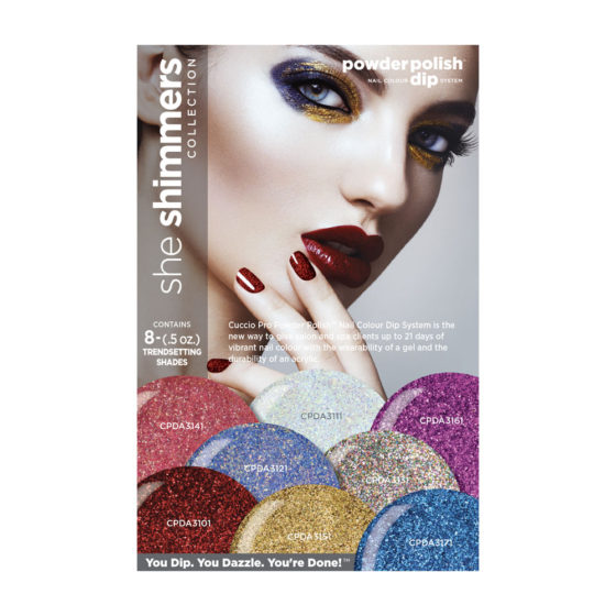 CUCCIO Powder Polish Kit - She Shimmers Collection