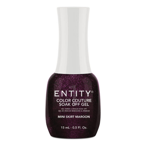 Entity One Color Couture Soak Off Gel - MINI SKIRT MAROON