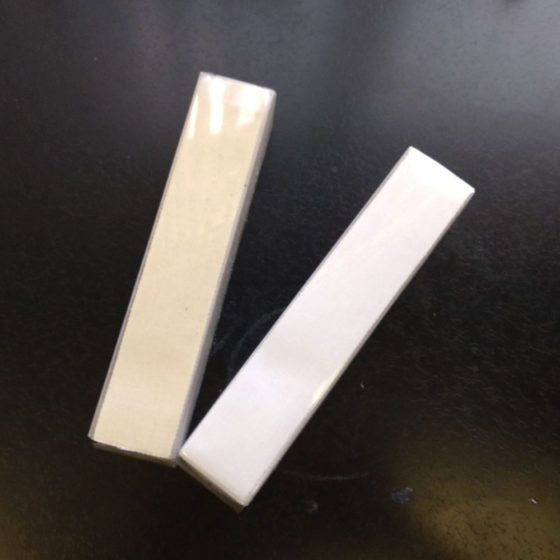 Pre-Cut Hard Cotton Bleached & Unbleached 2"x9"