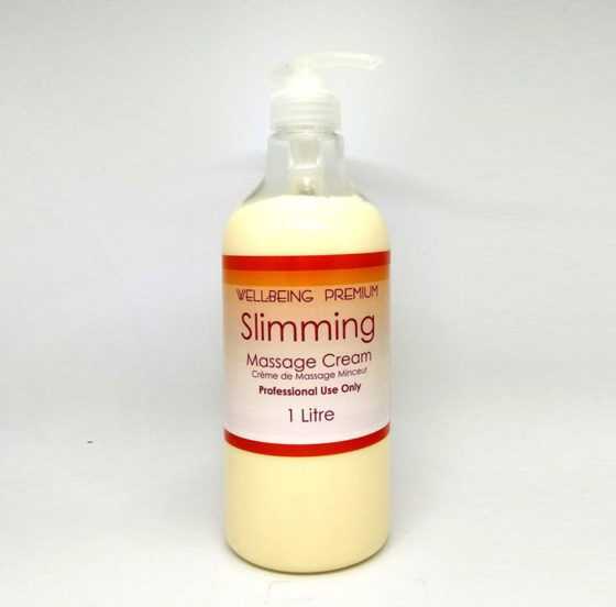 Wellbeing Slimming Massage Cream, Litre and 250ml