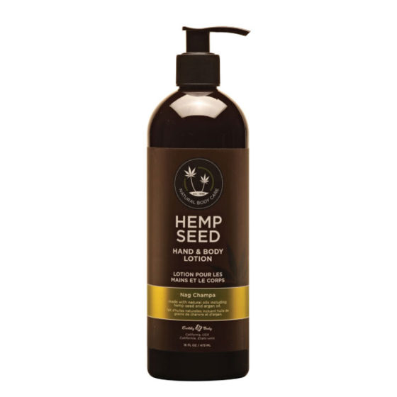 EARTHLY BODY Hand + Body Lotion 16 oz  - Nag Champa