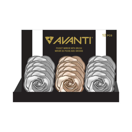 Avanti POCKET MIRROR WITH BRUSH