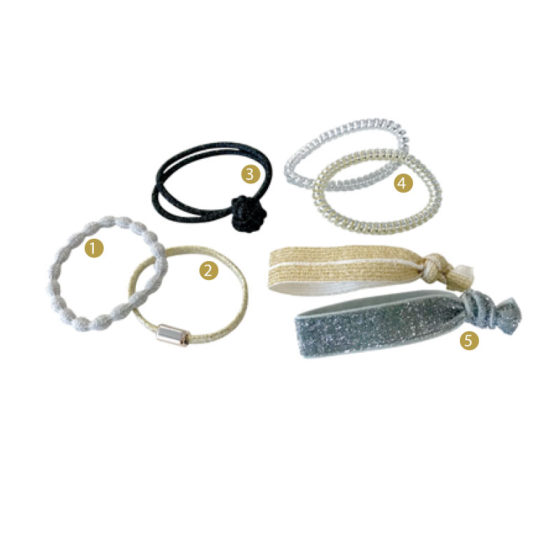 BabylissPRO ASSORTED HAIR ELASTICS (7 PCS)