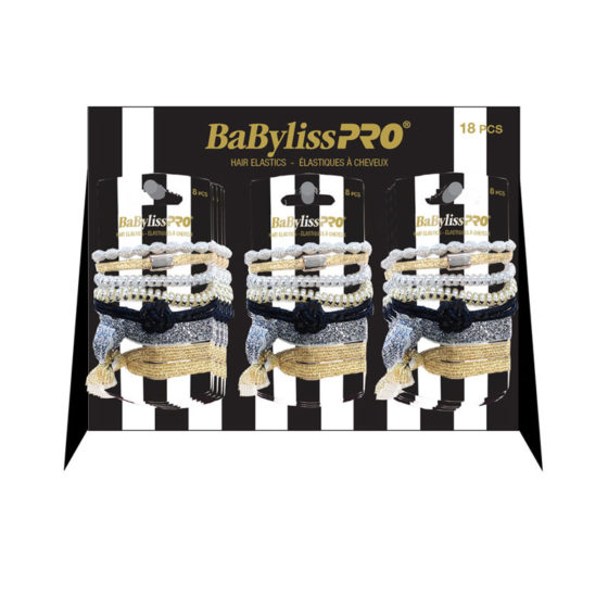 BabylissPRO ASSORTED HAIR ELASTICS (7 PCS)