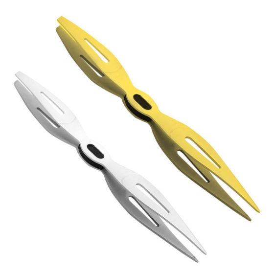 SILKLINE DOUBLE-ENDED TWEEZERS